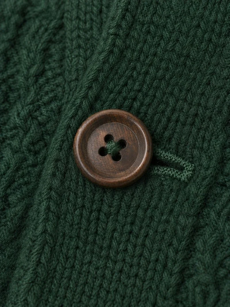 Kids cardigan reinforced button attachment — CPSIA compliant manufacturer China