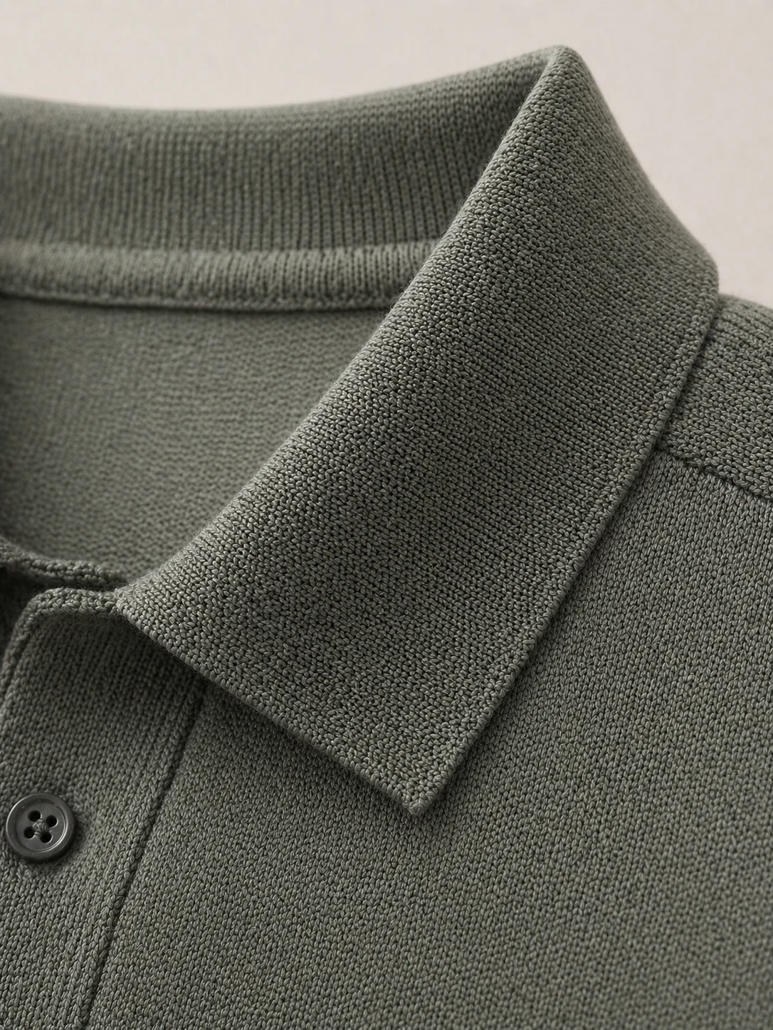 Strick-Polo-Pullover Kragenkonstruktion Detail – Hersteller China