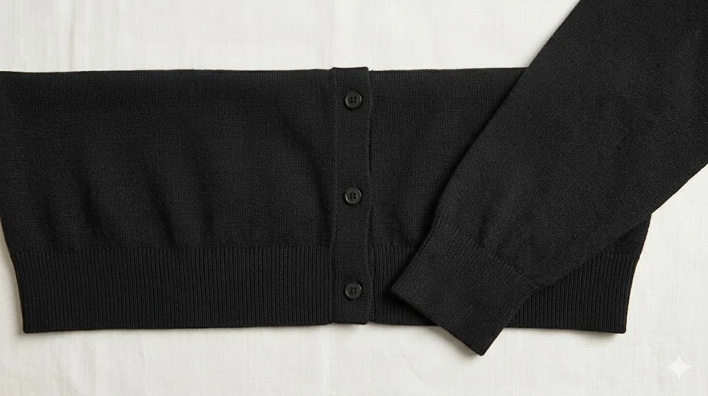 Feine 14G Baumwolle-Modal-Polyester-Garn-Textur – Leichtgewicht-Strickjacken Hersteller China