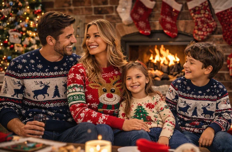 Weihnachtspullover-Hersteller China Custom Ugly Fair Isle